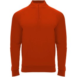 Epiro bluza unisex z długim rękawem i zamkiem błyskawicznym 1/4 200 g/m² czerwony
