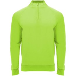 Epiro bluza unisex z długim rękawem i zamkiem błyskawicznym 1/4 200 g/m² fluorescencyjna zieleń