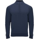 Epiro bluza unisex z długim rękawem i zamkiem błyskawicznym 1/4 200 g/m² granatowy