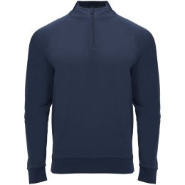 Epiro bluza unisex z długim rękawem i zamkiem błyskawicznym 1/4 200 g/m² granatowy