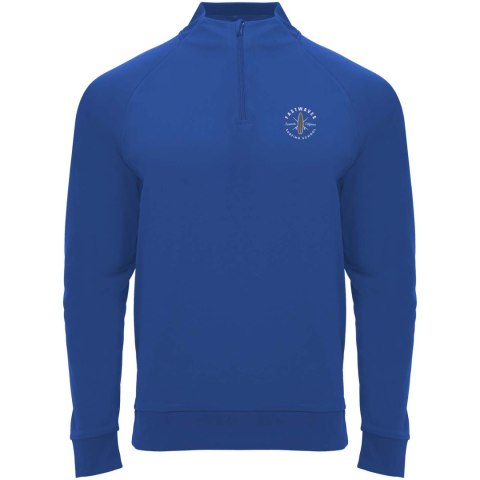 Epiro bluza unisex z długim rękawem i zamkiem błyskawicznym 1/4 200 g/m² królewski niebieski