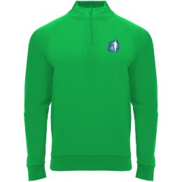 Epiro bluza unisex z długim rękawem i zamkiem błyskawicznym 1/4 200 g/m² paprociowy zielony