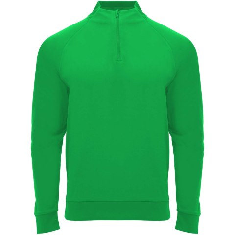 Epiro bluza unisex z długim rękawem i zamkiem błyskawicznym 1/4 200 g/m² paprociowy zielony