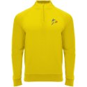 Epiro bluza unisex z długim rękawem i zamkiem błyskawicznym 1/4 200 g/m² żółty