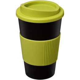 Kubek termiczny z serii Americano® o pojemności 350 ml z uchwytem czarny, limonkowy