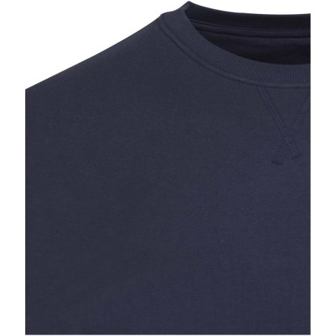 Jasper organiczna bluza unisex z recyklingu o gramaturze 280 g/m² z okrągłym dekoltem i certyfikatem OCS granatowy