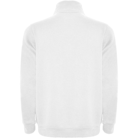Aneto bluza rozpinany pod szyją na suwak 280 g/m² biały