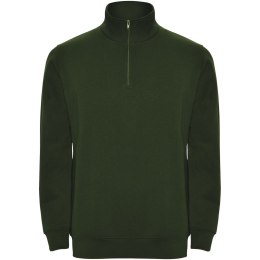 Aneto bluza rozpinany pod szyją na suwak 280 g/m² butelkowy zielony