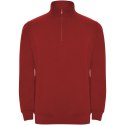 Aneto bluza rozpinany pod szyją na suwak 280 g/m² czerwony