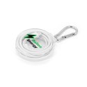 JEMISON. Kabel USB-C do USB-C z oplotem (60 W), wykonany z tworzywa ABS, stali nierdzewnej, aluminium i poliestru