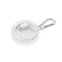 JEMISON. Kabel USB-C do USB-C z oplotem (60 W), wykonany z tworzywa ABS, stali nierdzewnej, aluminium i poliestru