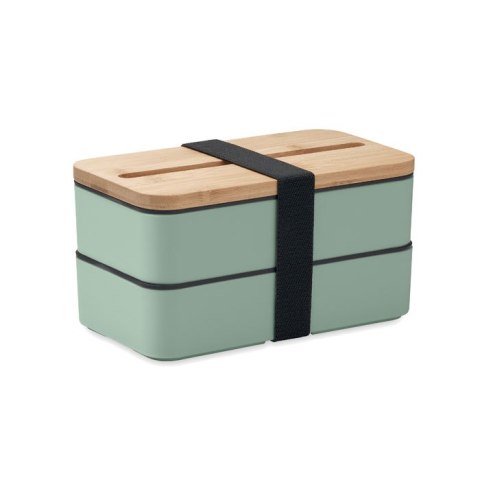 Lunch box z PP z miętowy zielony (MO2088-77)