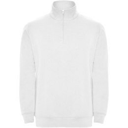 Aneto bluza rozpinany pod szyją na suwak 280 g/m² biały