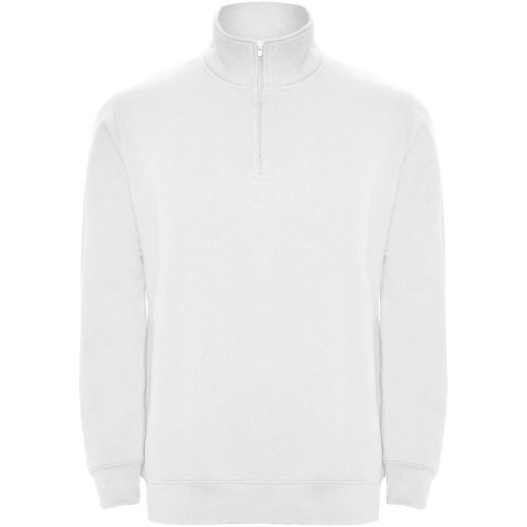 Aneto bluza rozpinany pod szyją na suwak 280 g/m² biały