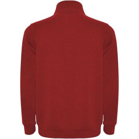 Aneto bluza rozpinany pod szyją na suwak 280 g/m² czerwony