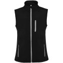 Nevada kamizelka unisex typu softshell czarny