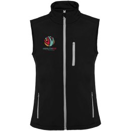 Nevada kamizelka unisex typu softshell czarny