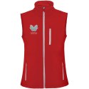 Nevada kamizelka unisex typu softshell czerwony