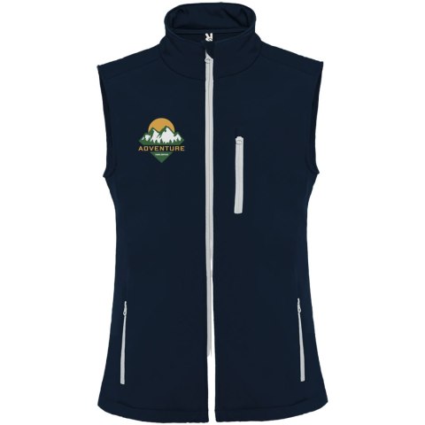 Nevada kamizelka unisex typu softshell granatowy