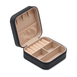 Etui na biżuterię PU podróżne czarny (MO3146-03)