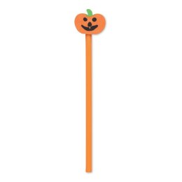 Halloweenowy ołówek z gumką pomarańczowy (MO3105-10)