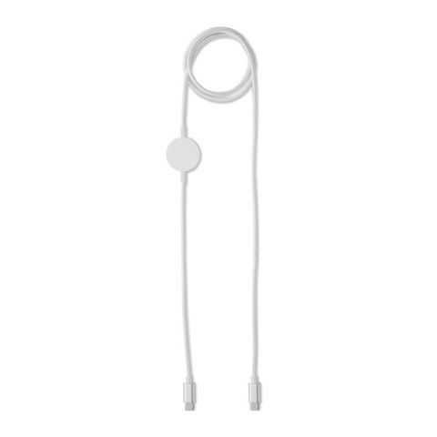 Kabel 60W i ładowarka zegarka biały (MO3151-06)