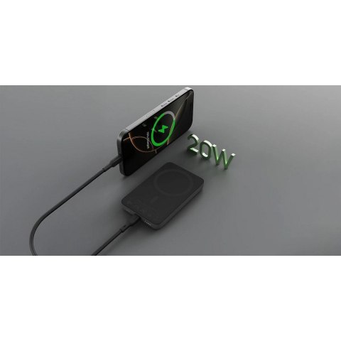 Magnetyczny, bezprzewodowy power bank 10000 mAh Aukey