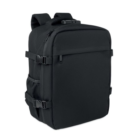 Plecak RPET 20L 15" z zamkiem czarny (MO3137-03)
