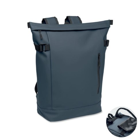 Plecak rowerowy PU na laptopa 2 niebieski (MO3217-04)