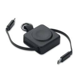 Zwijany kabel USB-C 100 W czarny (MO3145-03)