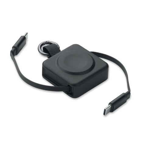 Zwijany kabel USB-C 100 W czarny (MO3145-03)