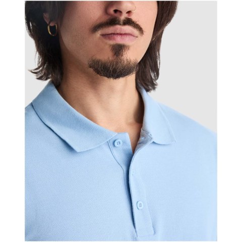 Star koszulka męska polo z krótkim rękawem chryzantemowa czerwień