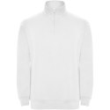 Aneto bluza rozpinany pod szyją na suwak 280 g/m² biały