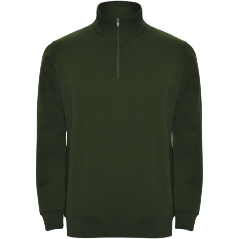 Aneto bluza rozpinany pod szyją na suwak 280 g/m² butelkowy zielony (R11094Z0)