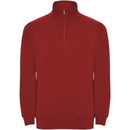 Aneto bluza rozpinany pod szyją na suwak 280 g/m² czerwony