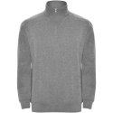 Aneto bluza rozpinany pod szyją na suwak 280 g/m² melanż szary (R11092U0)