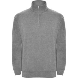 Aneto bluza rozpinany pod szyją na suwak 280 g/m² melanż szary (R11092U0)