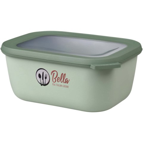 Cirqula prostokątna miska uniwersalna o pojemności 1500 ml szałwiowy zielony