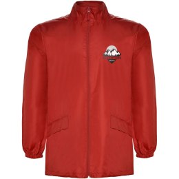Escocia lekka kurtka przeciwdeszczowa unisex czerwony (R50744I6)