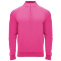 Epiro bluza unisex z długim rękawem i zamkiem błyskawicznym 1/4 200 g/m² fluorescencyjny róż (R11154P2)