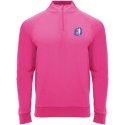 Epiro bluza unisex z długim rękawem i zamkiem błyskawicznym 1/4 200 g/m² fluorescencyjny róż (R11154P2)