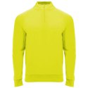 Epiro bluza unisex z długim rękawem i zamkiem błyskawicznym 1/4 200 g/m² fluorescencyjny żółty (R11151C2)