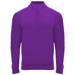 Epiro bluza unisex z długim rękawem i zamkiem błyskawicznym 1/4 200 g/m² malinowy