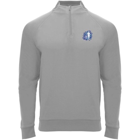 Epiro bluza unisex z długim rękawem i zamkiem błyskawicznym 1/4 200 g/m² szary (R1115C42)