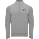Epiro bluza unisex z długim rękawem i zamkiem błyskawicznym 1/4 200 g/m² szary