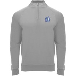 Epiro bluza unisex z długim rękawem i zamkiem błyskawicznym 1/4 200 g/m² szary
