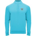 Epiro bluza unisex z długim rękawem i zamkiem błyskawicznym 1/4 200 g/m² turkus fluorescencyjny