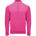 Epiro dziecięca bluza z długim rękawem i zamkiem błyskawicznym 1/4 200 g/m² fluorescencyjny róż (K11154PD)
