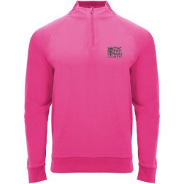 Epiro dziecięca bluza z długim rękawem i zamkiem błyskawicznym 1/4 200 g/m² fluorescencyjny róż (K11154PH)