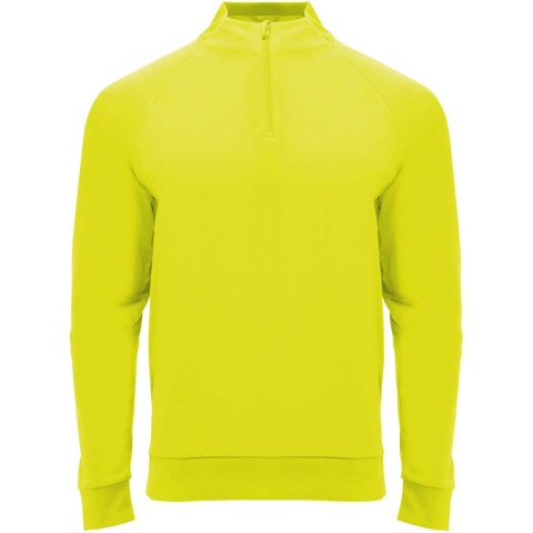 Epiro dziecięca bluza z długim rękawem i zamkiem błyskawicznym 1/4 200 g/m² fluorescencyjny żółty (K11151CF)
